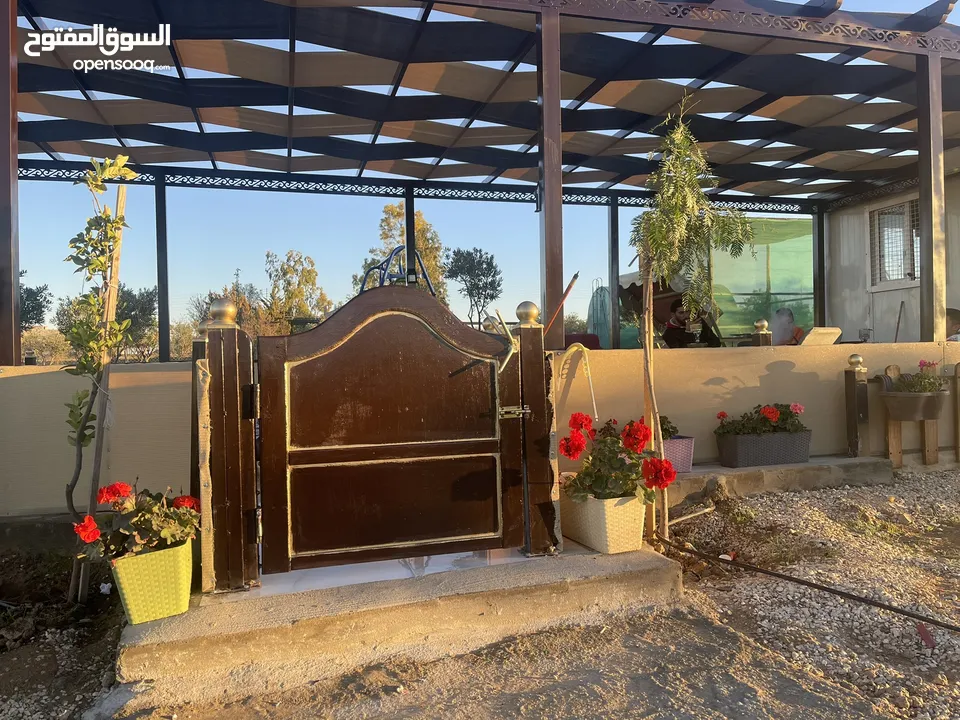 ارض زراعيه مجهزه بل كامل تبعد عن شارع المطار 6 كيلو تبعد عن وسط مادبا4ك