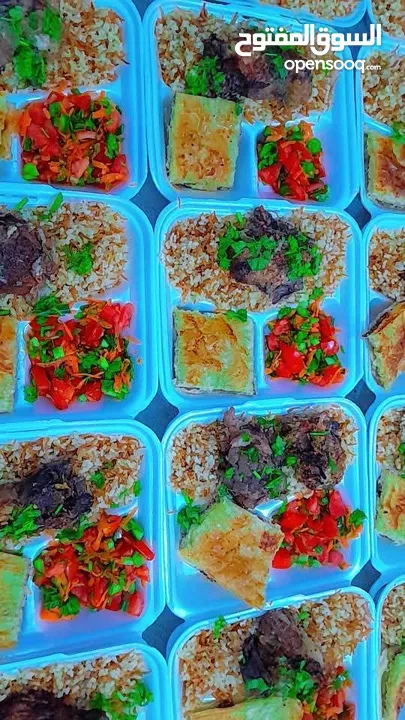 وجبات اطعام بتبداء من 25جنيه ومتاح كميات كبيرة وجبات لله وصدقات