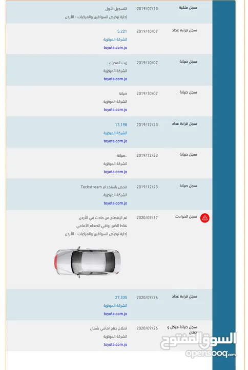 تويوتا كامري 2019 للبيع