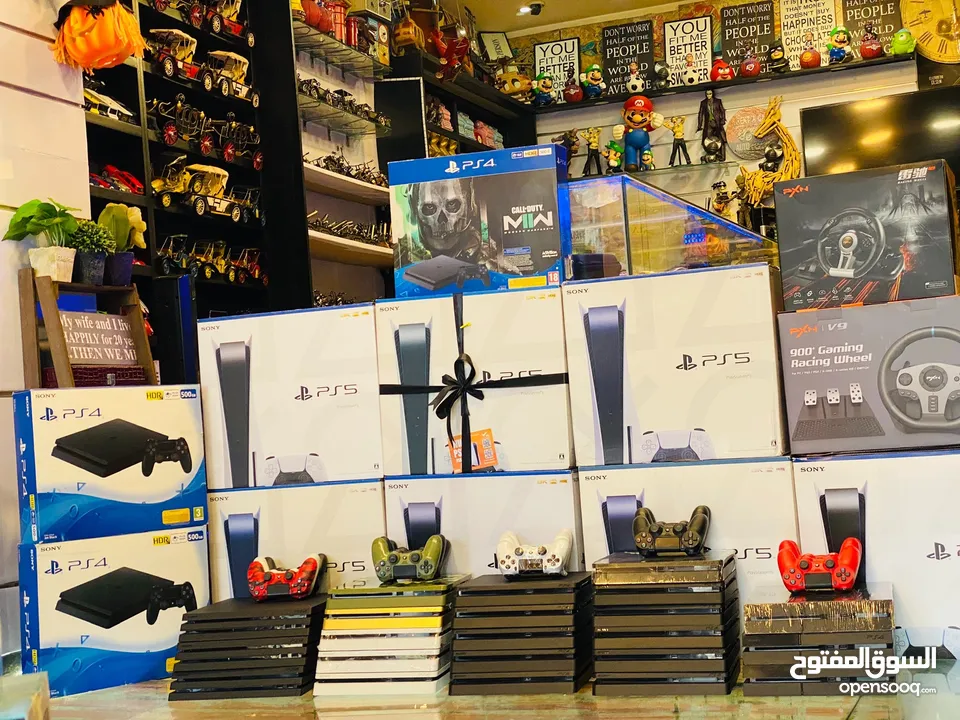 عروض على اجهزة البلايستيشن فور PS4FAT &Ps4 SLIM& & ps5 & ps3 افضل العروض والأسعار في المملكة