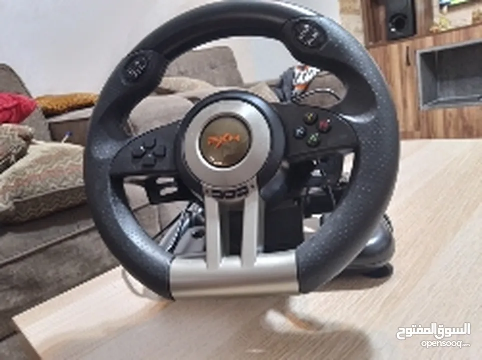 ستيرنج جيمنج لاجهزة ps3 + ps4 +pc +xbox جير عادي واتوماتيك PXN racing wheel