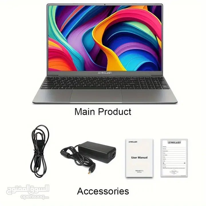 لابتوب teclast f16 pro جيجا رام 16 ومساحة 512 جيجا SSD (جديد)
