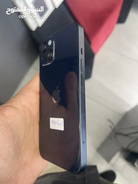 Iphone 14 256gb used 91% / ايفون 14 مستخدم  لون اسود بحالة الجديد 91٪؜