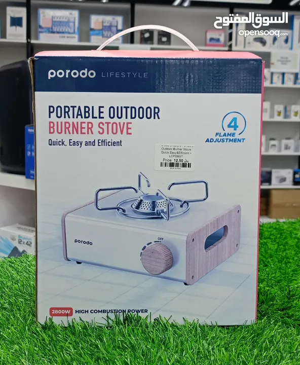 PORODO PORTABLE OUTDOOR BURNER STOVE  2800W HIGH COMBUSTION POWER