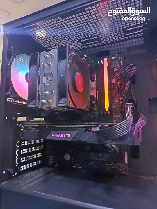 كيس جيمنج العاب Core I7 10700F gtx 1660 super 3xfan