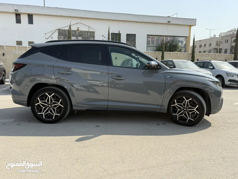 هونداي توسان NLine ترخيص 2022 محرك 1600 هايبرد plug in/يقطع على الشحنه 65 كيلو متر  271 حصان