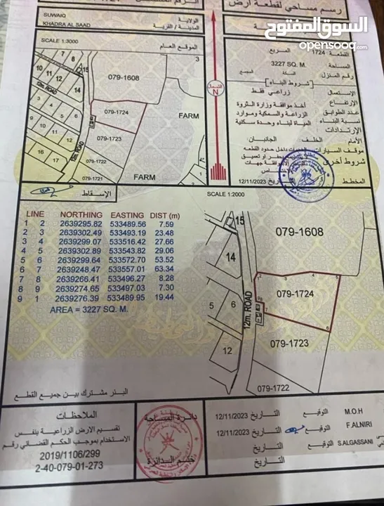 ارض زراعيه في السويق خضراء ال سعد