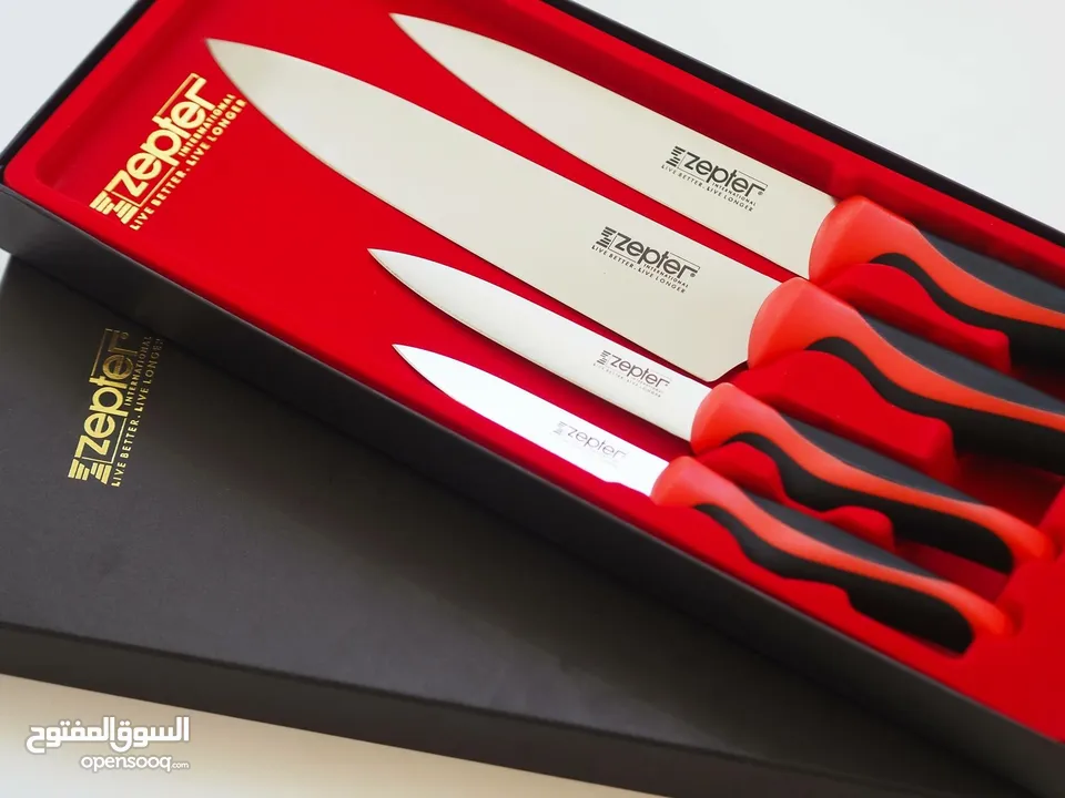 طقم سكاكين المطبخ (4 قطعة) - ZEPTER LZ-115-SET