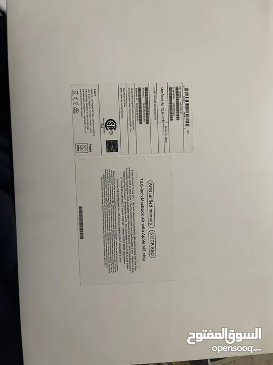 Macbook air m2 used for 2 weeks like new 100% battery health