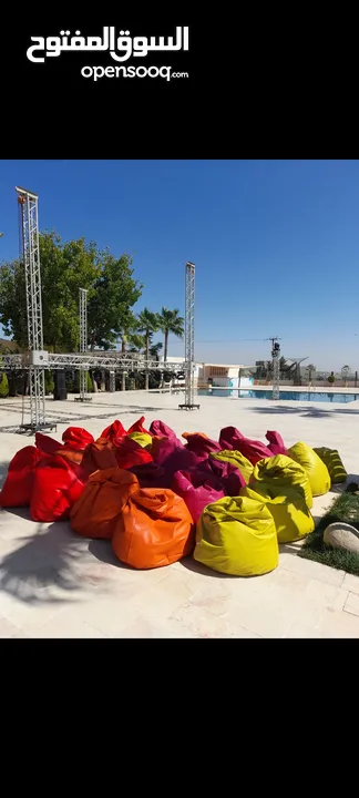 بفات beanbags لداخل البيت والحديقة والمكتب واعياد الميلاد والمؤتمرات ، نصنع ال beanbags  منذ 2003