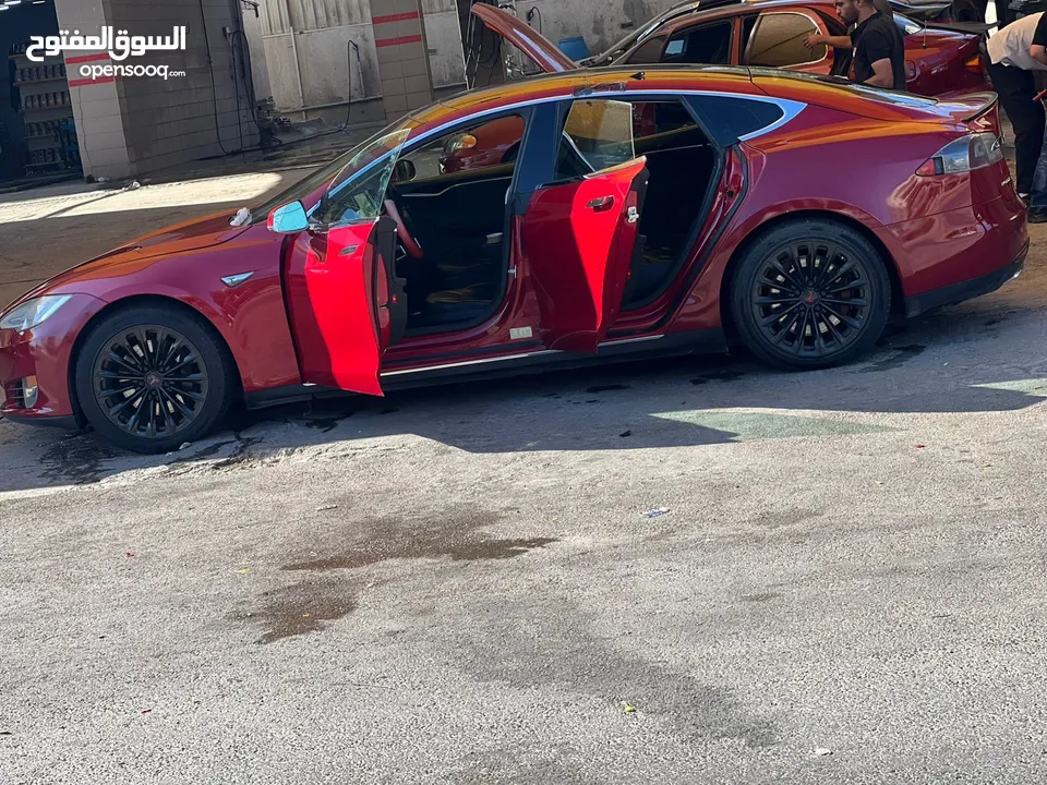 تسلا مودل s85 فحص اربعة جيد فل اضفات