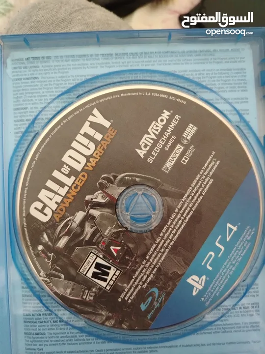 Cd call of duty advanced warfare مستعمل لكن بحالة ممتازة مع ضمان الترجيع اذا لم يعمل سبب البيع الوصف