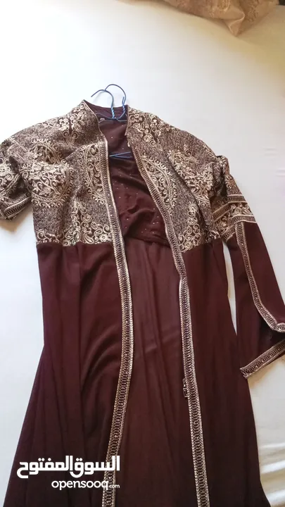 قفطان قطعتين مقاس كبير فري سايز