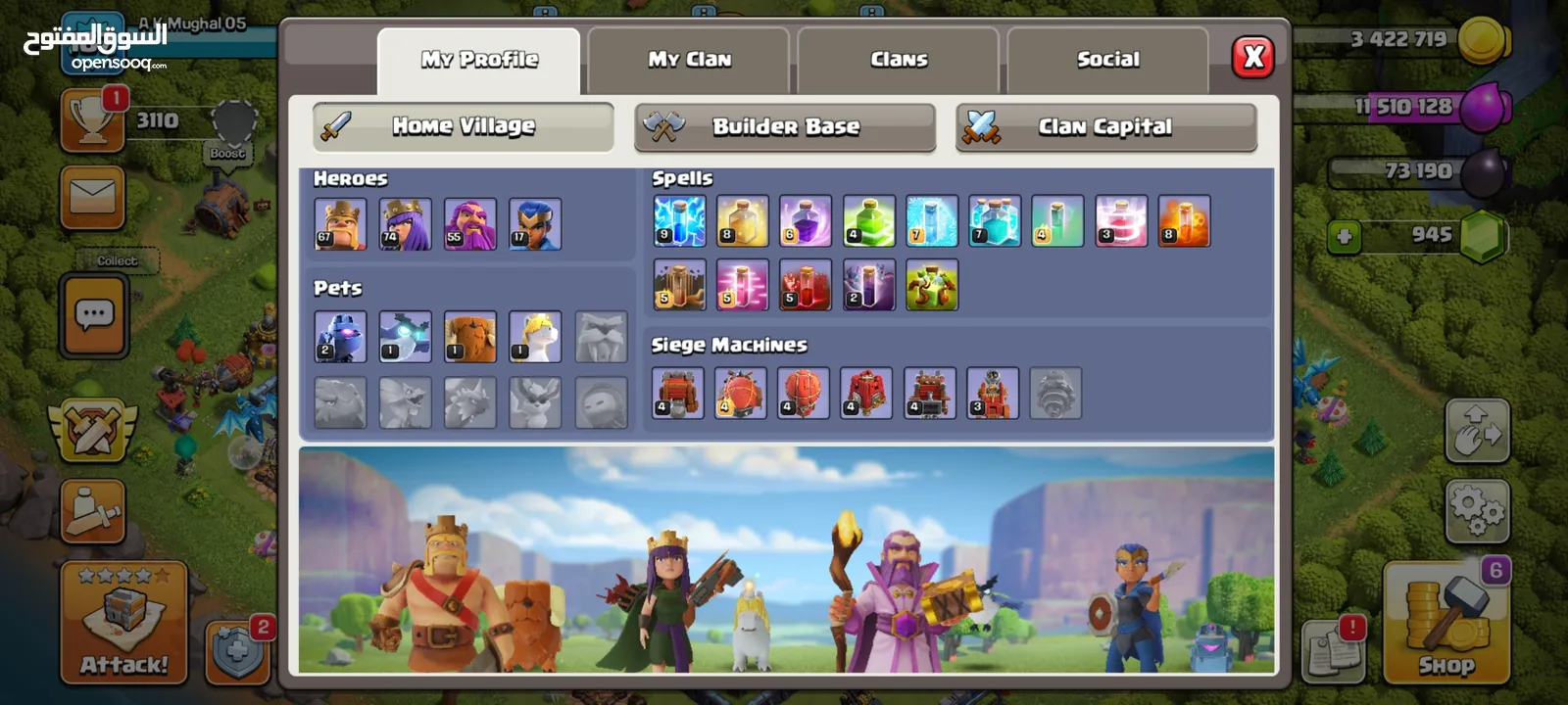 Clash Of Clans Town Hall 15 Full Max For Sale Cheap Price