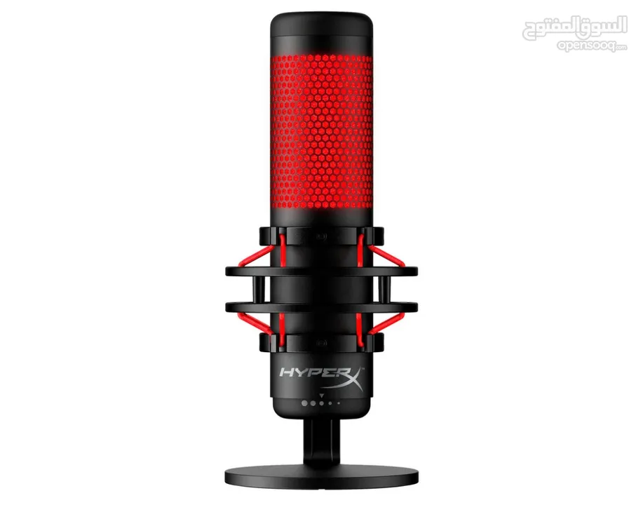 مايكروفون احترافي - جديد -  HyperX Quadcast هايبر اكس كواد كاست