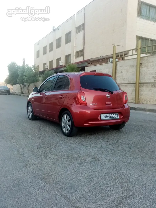 نيسان ميكرا موديل 2020 لون خمري ميتالك فحص كامل