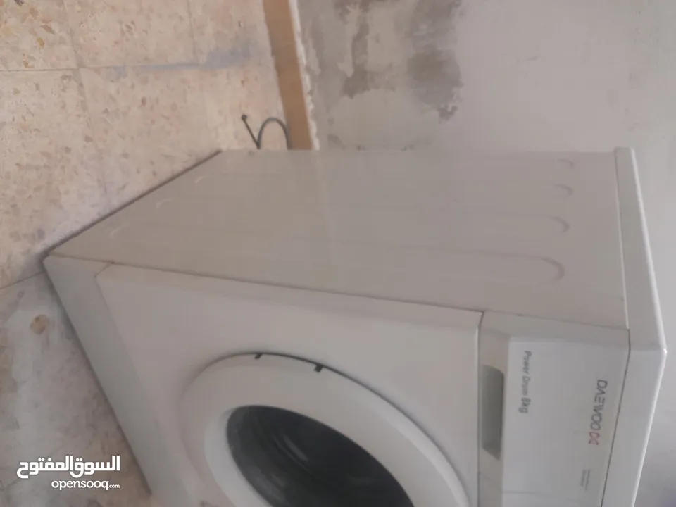 غسالة دايو بحال الوكاله 8 كيلو الموقع اربد بيت راس
