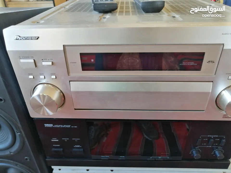 مضخم صوت نوع بايونير مسرح منزلي 7.1 Pioneer model VSX-D1011 نظام مسرح منزلي صوت محيطي