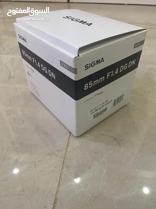 Sigma 85mm f1.4 DG DN art