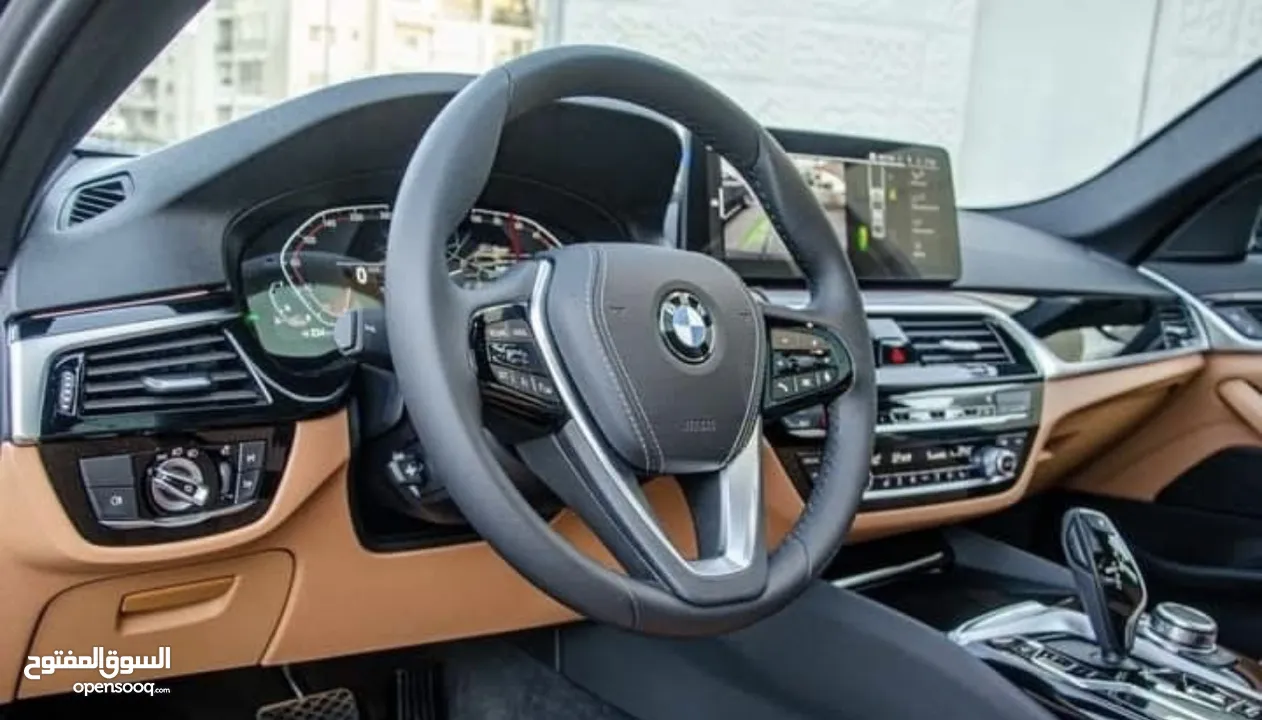 Bmw 520i 2022 للبيع ممشى (6) آلاف كيلو فقط