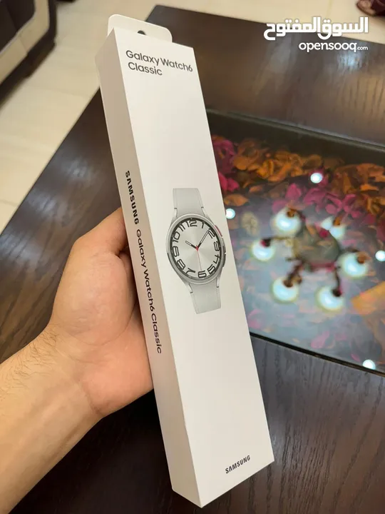 Samsung Galaxy Watch 6 Classic 47mm  ساعة سامسونج أصلية مختومة بالعلبة كفالة الشركة