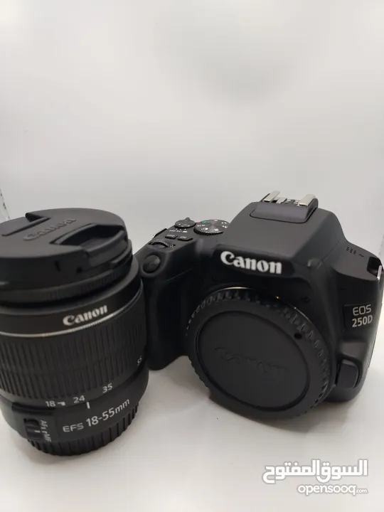 كاميرات كانون وعدسات 5D Mark IV, 6D Mark II, RP, 250D, 200D  شترات أقل من 1k وبطاريات إضافية