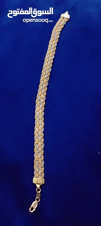 انسيال ذهب عيار 21 للبيع  21k gold bracelet for sale