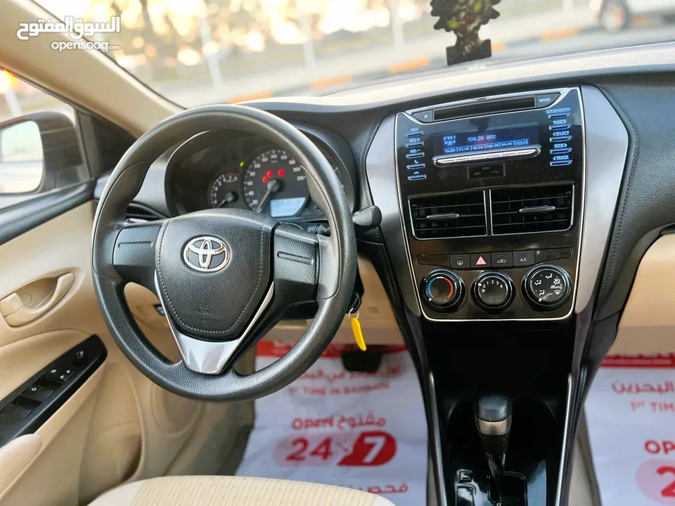 Toyota Yaris 2021 , Single Owner Used , low Mileage , Cash & Installments For Sale