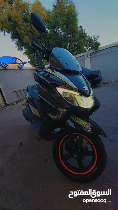 سوزوكي بيرجمان 125cc بحال الوكالة