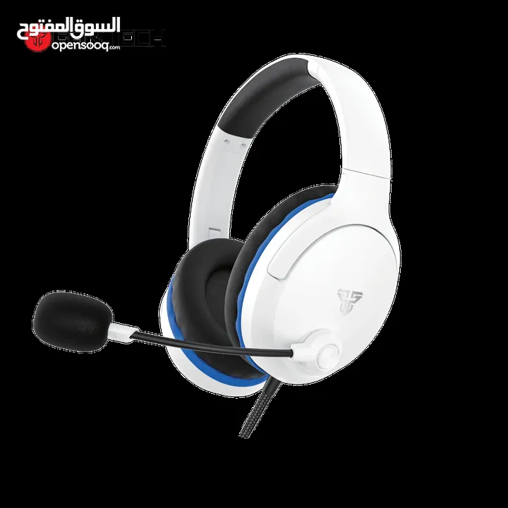WHITE/FANTECH MH89 VALOR II Multi-Platform Gaming Headset Black