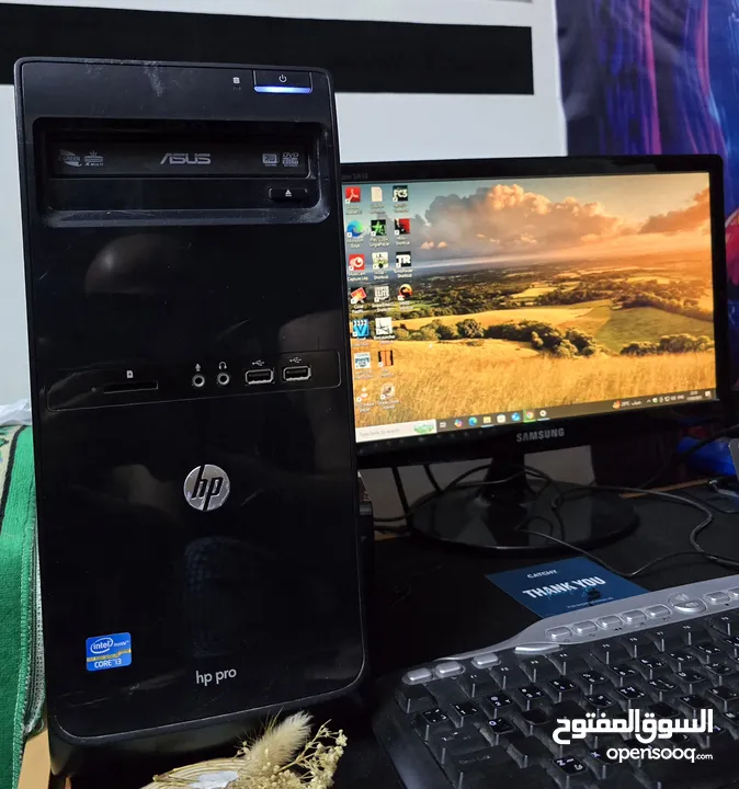 جهاز كمبيوتر (HP Core i3-3240) للبيع