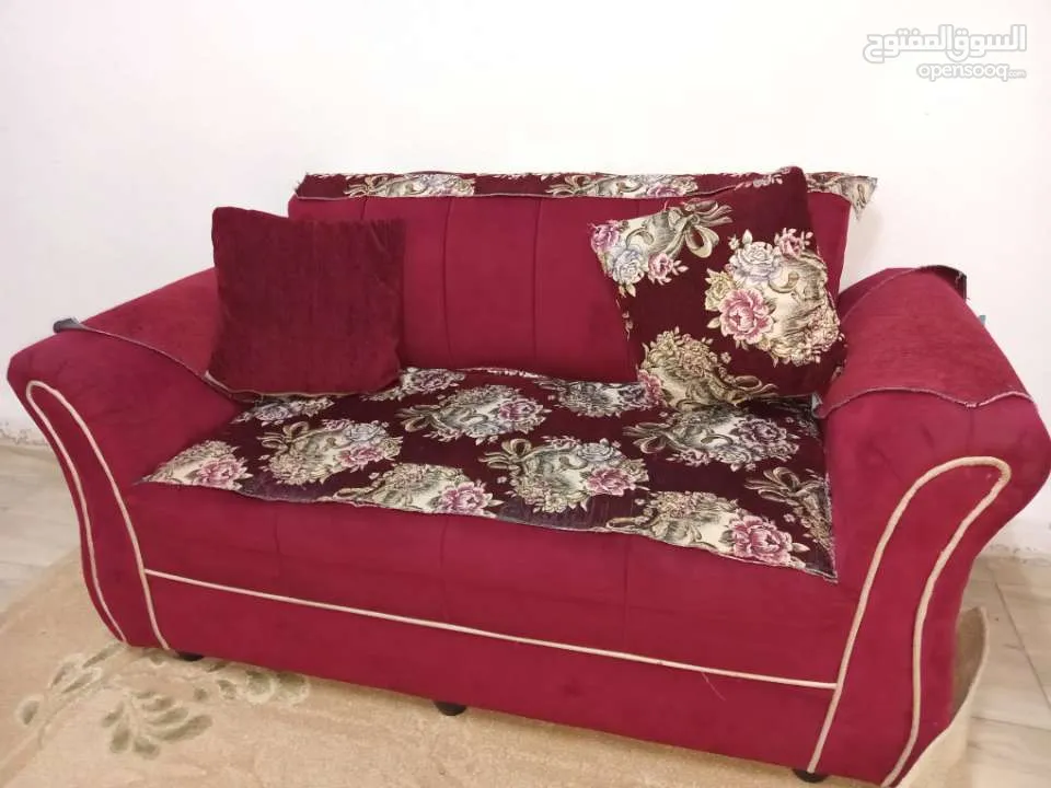 طقم كورنر لون خمري