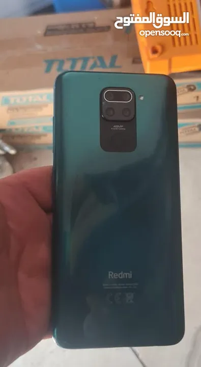هاتف Xiaomi note 9 للبيع بجودة جيدة مستعملة عرض خاص فقط  بلون تركوازي جميل