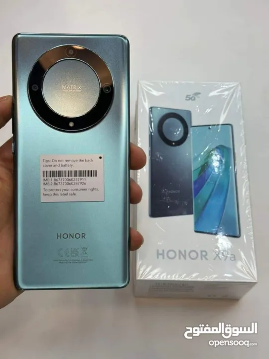 مستعمل بالكرتونة Honer X9a 5G جيجا  256 أغراضة والكرتونه الأصلية متوفر توصيل