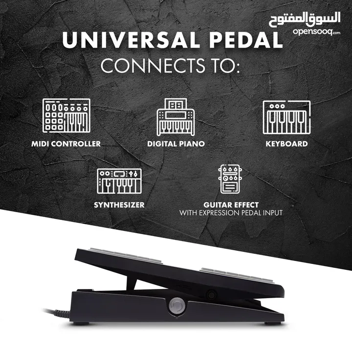 M-Audio EX-P - Expression Pedal for Keyboards, MIDI Keyboards / Controllers