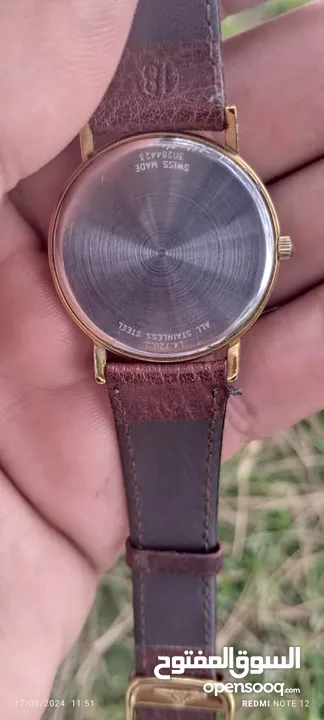 ساعة لونجين كوارتز سوسيرية أصلية اورجينال بالعلبة