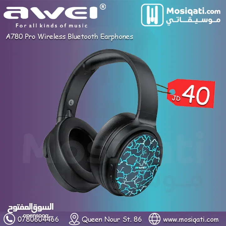 Awei A780 Pro Wireless Bluetooth Earphones