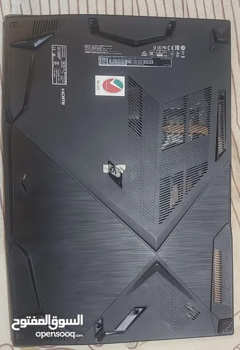 لابتوب MSI GF63 Thin 10SCSR مستعمل بحالة ممتازة للالعاب والتصميم والبرمجة
