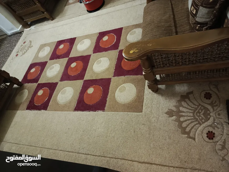 طقم ارابيسك تقيل 9مقاعد مع سجاده