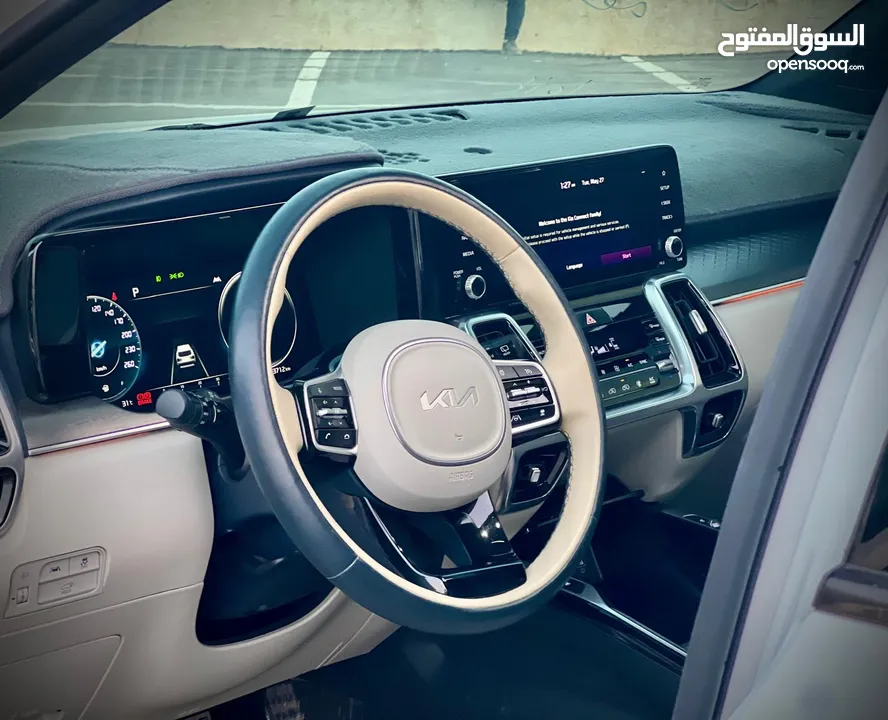 كايا سورينتو/2022 فل الفل  فتحة سقف بانوراما  4x4 ///240Hp بنزين + كهرباء  ( Haybrid) 1600cc