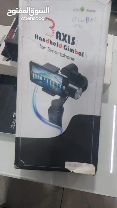  3Axis Handheld Gimbal Stabilizer for Smartphone ترايبود للجوال الذكي للتصوير والفيديو الاحترافي 