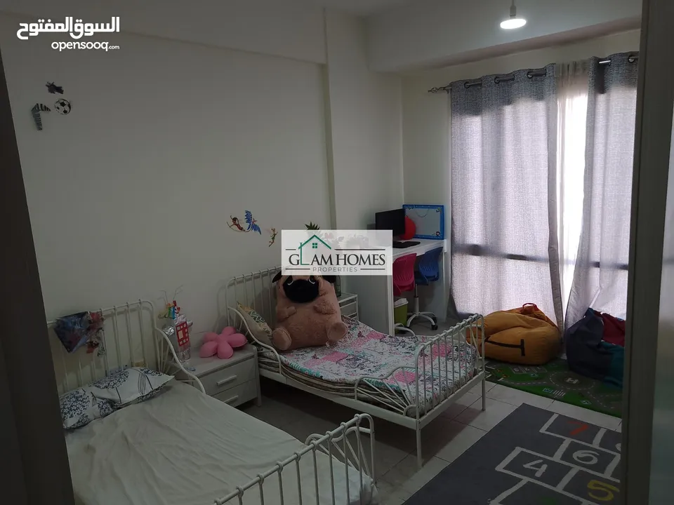 Comfy and furnished 3 BR apartment for sale in Qurum 29 Ref: 715H