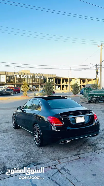 Mercedes C200 2019 (أحمد الشرمان) لتأجير سيارات الأعراس