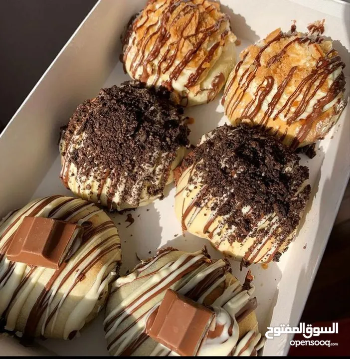 (رشة سكر)بتوفر توزيعات حلو للمناسبات دونات بأفخم الزينه تشيز كيك لوتوس كريب