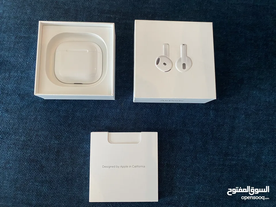 airpods 4 original closed brand new اير بودز 4 جديدة اصلية