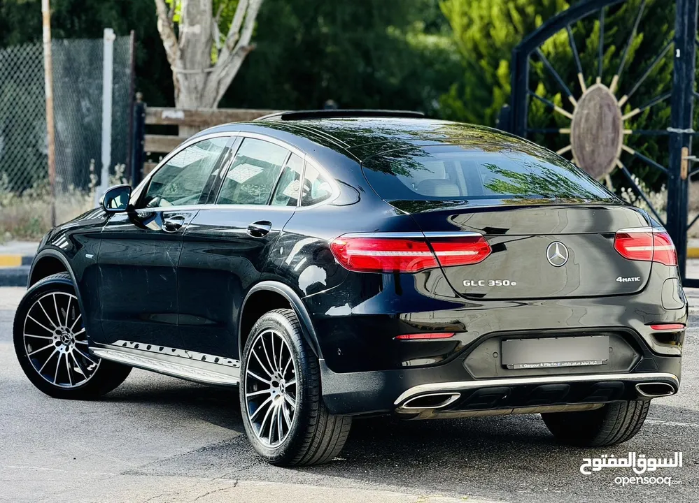 Mercedes benz GLC350e coupe 2018 فحص كامل كرت ابيض