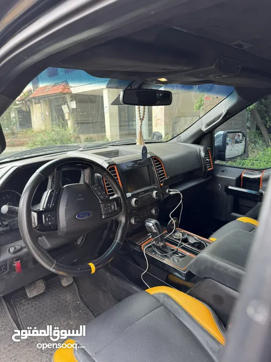 بكب Ford F150 Lariat بحالة ممتازة للبيع 4*4 ماتور 5000 cc نظام فصل سلندرات