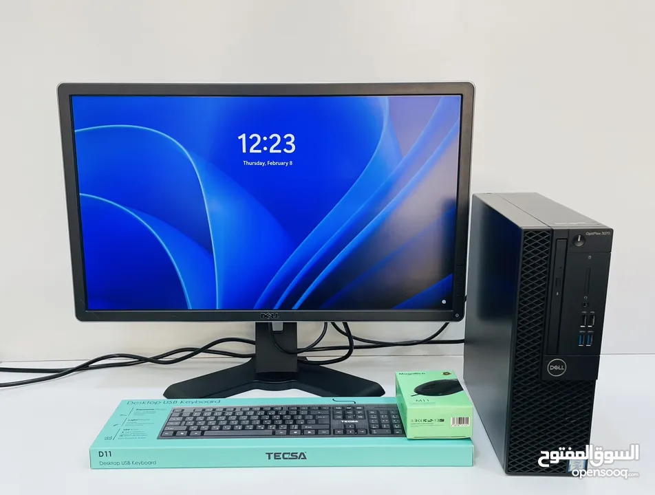 Dell Desktop 3070 i5 8th Gen Ram 8GB SSD 256GB