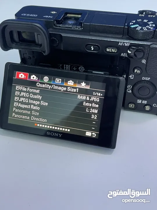 Sony a6400 + lens 18-135mm + جيمبال