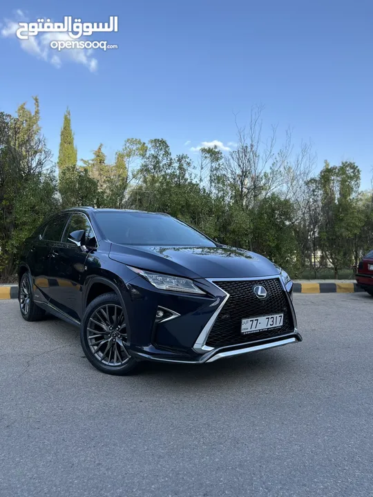 ليكزس rx450 f sport وارد الوكالة 7 جيد ممشى قليل مواصفات خاصة